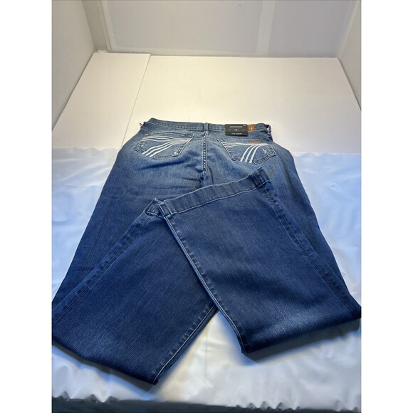 7 FOR ALL MANKIND Slim Illusion Tailorless Dojo Jeans Women Sz 30 NEW w/Tag - Picture 11 of 11
